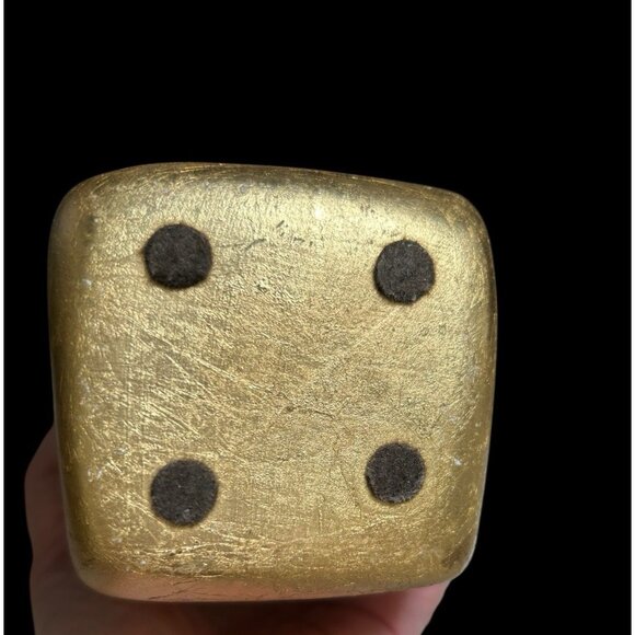 Luxe Gold Leaf Antiqued Bathroom Vanity Decor Lidded Canister Set Neiman Marcus - Picture 15 of 16